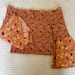 Floral Off The Shoulder Top